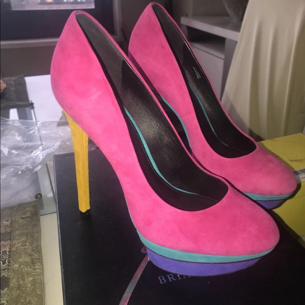 B Brian Atwood Colorblock Pumps
